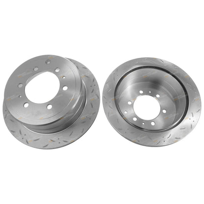 Rear Slotted Brake Rotors for Landcruiser HDJ80/HZJ80/FZJ80 (1992–1998)