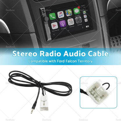 Stereo Radio Audio Adapter Cable Plug for Ford Falcon Territory (2002-2016)