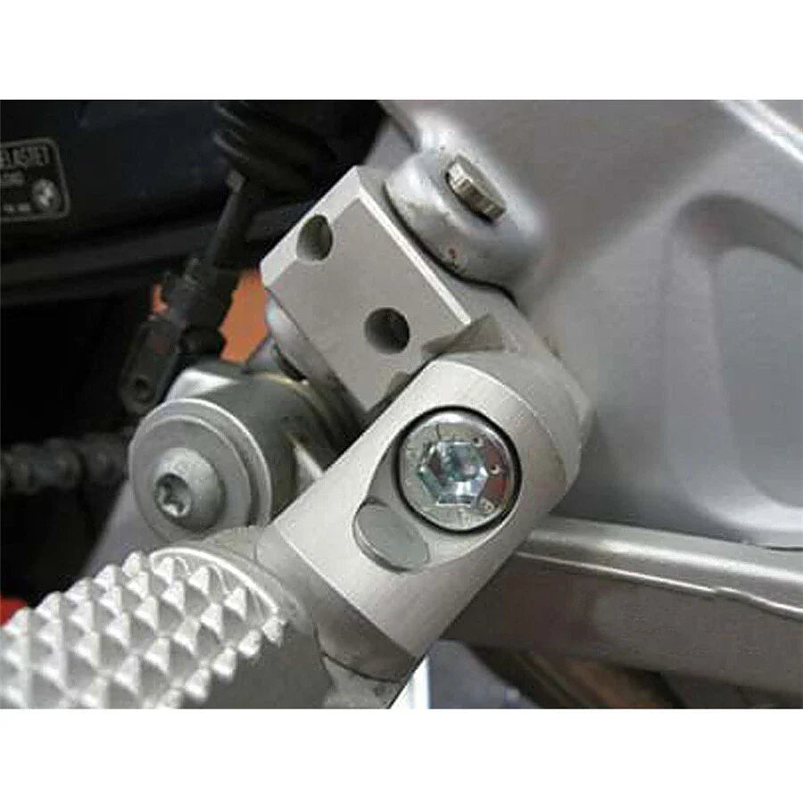 Silver Aluminum CNC Motorcycle Foot Pegs