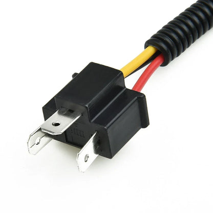 2 x Ceramic Headlight Bulb Socket Plug Adapter Connector for H4 9003