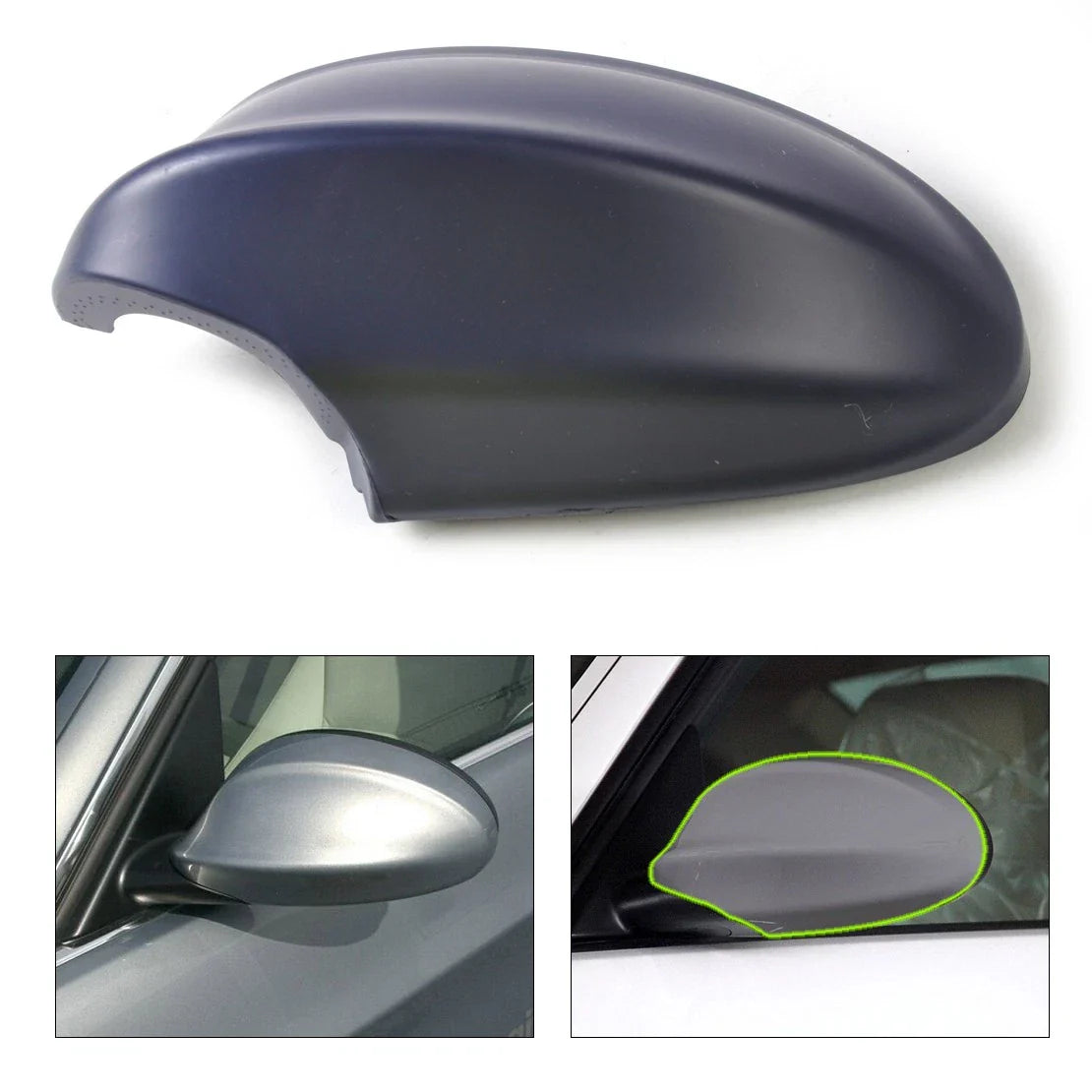 Left Wing Mirror Cover Cap for BMW E90 E91 (2006-2012)