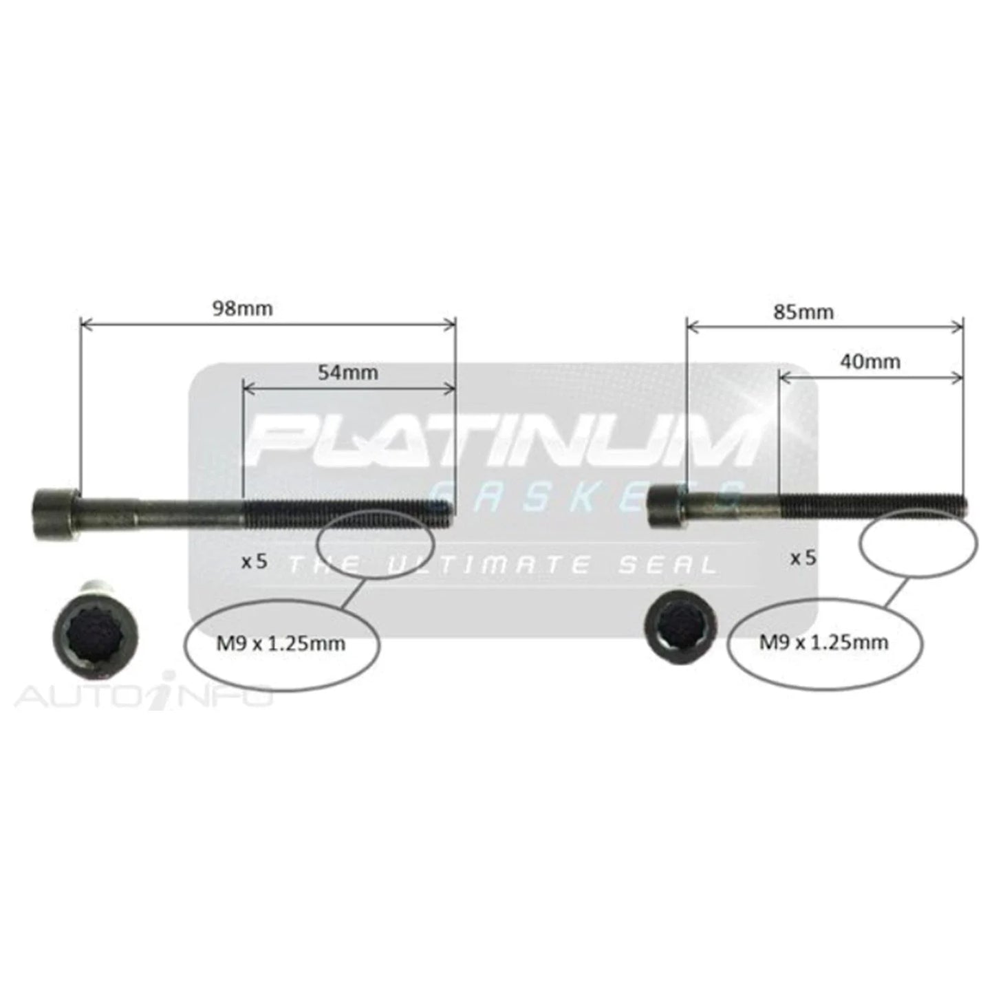 Head Bolt Set Engine for Toyota Starlet EP82/EP91 (1992–1999)