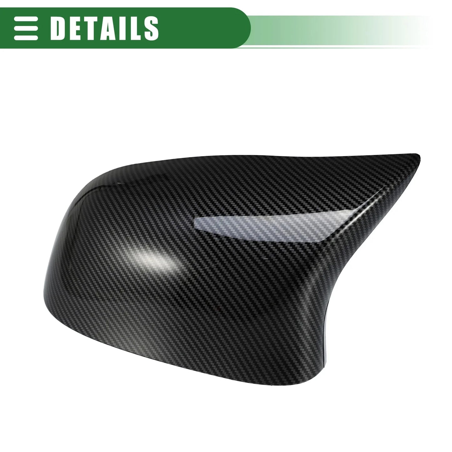Pair Left-Right Mirror Cover for BMW F15 X5 F16 X6 (2014-2017)