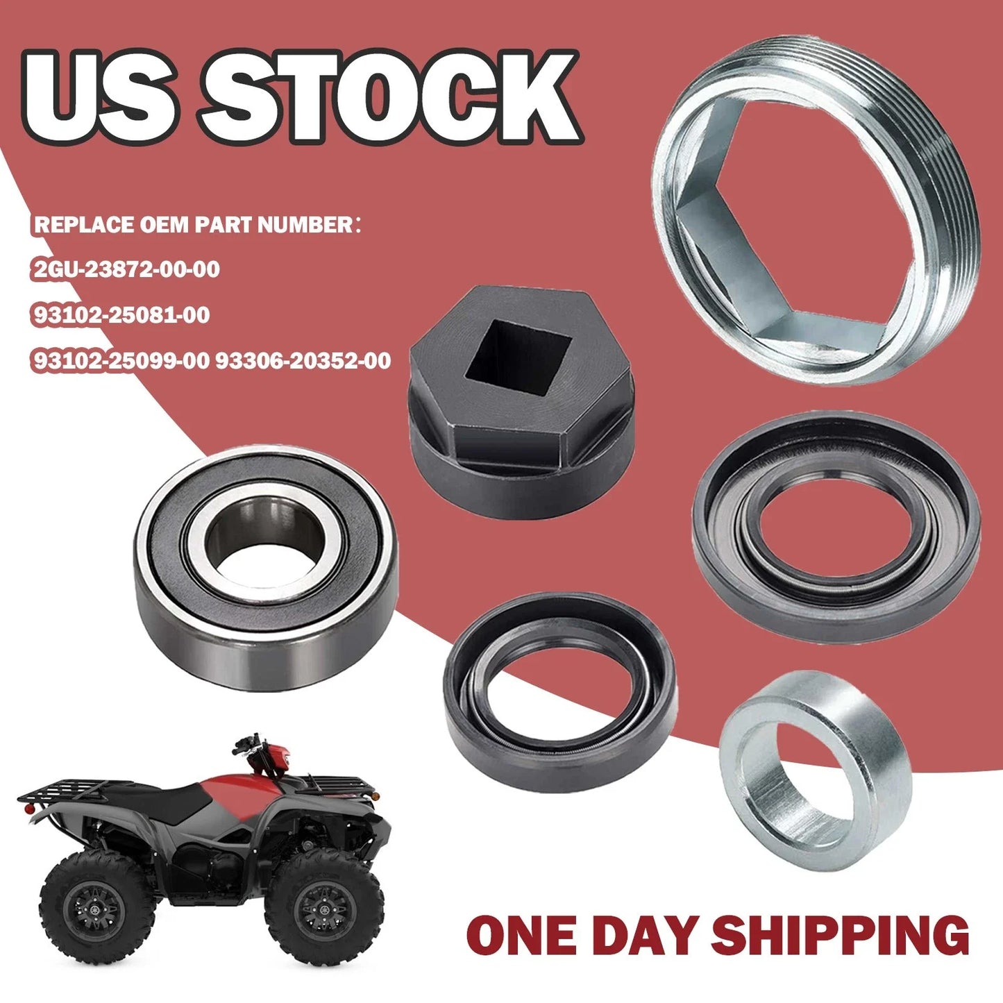 Stem Bearing Seal Holder Nut for Yamaha Kodiak 400 450
