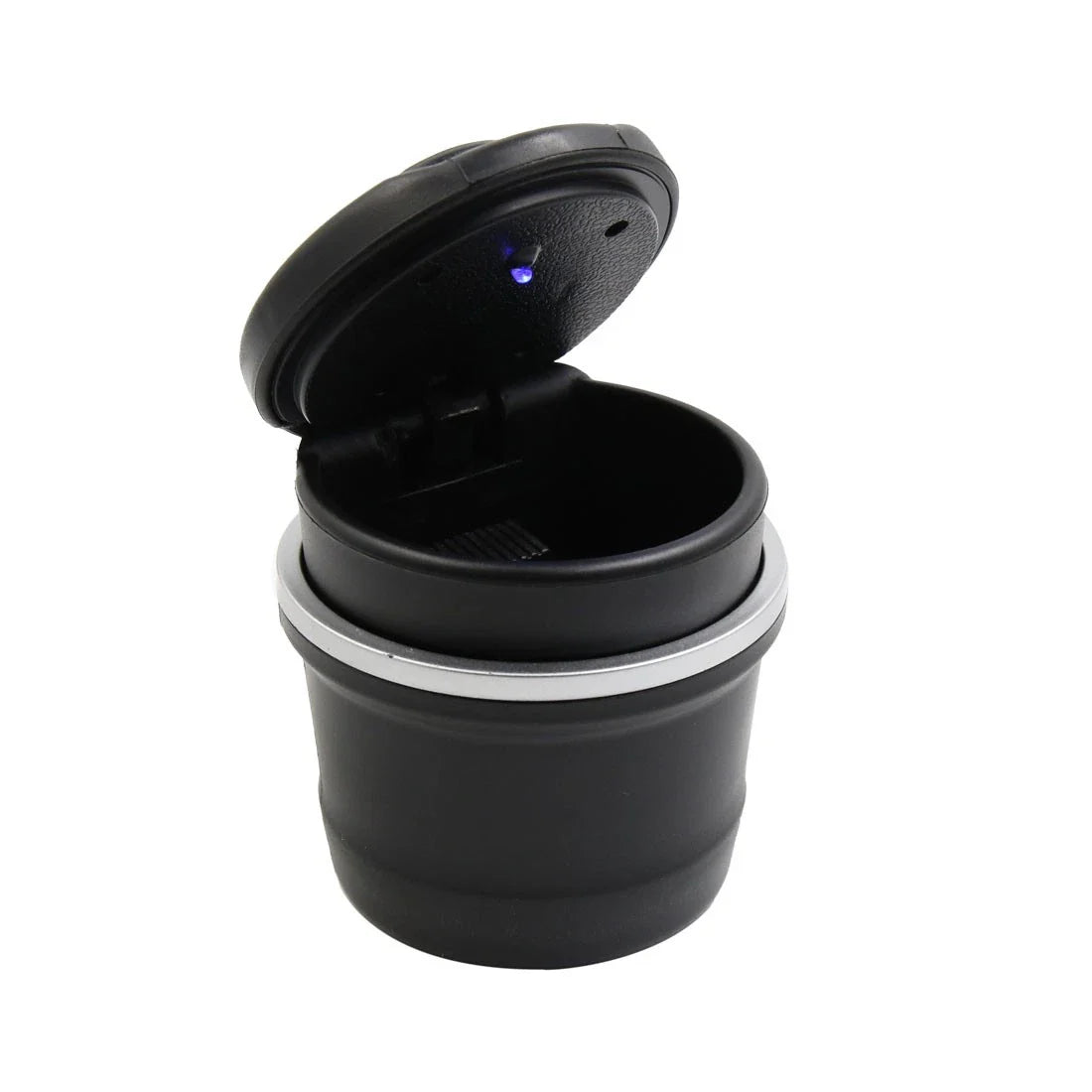 Ashtray Holder for BMW - Blue LED Light Black Shell, Smoke Removal
