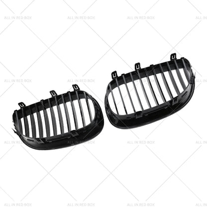 Gloss Black Front Grille for BMW E60 E61 5 Series (2003-2010)