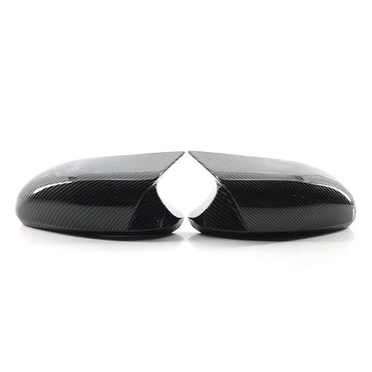 Gloss Black Rearview Mirror Cover Caps for BMW E81 E82 E87 E88 E90 E91 E92 (2007-2013)