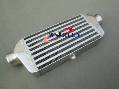 Aluminum Turbo Intercooler 280 x 130 x 50 mm 2.2" Inlet/Outlet for Car