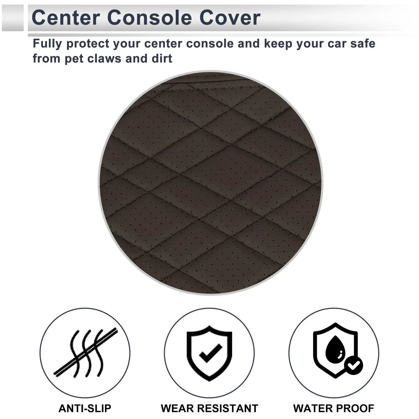 Center Console Cover for BMW X3 Deep Brown (2011-2017)