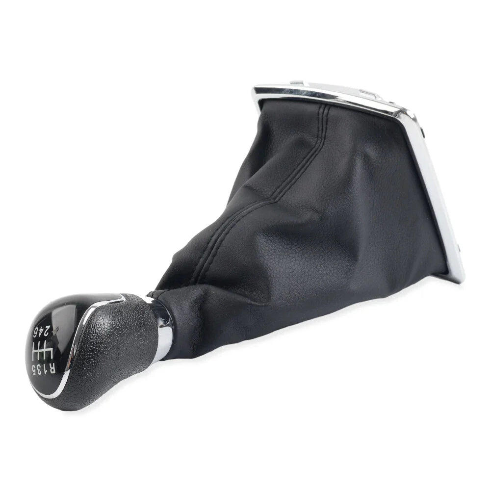 1x 6 Speed Car Shift Gear Knob with Leather Boot for Ford Focus (2005-2012)