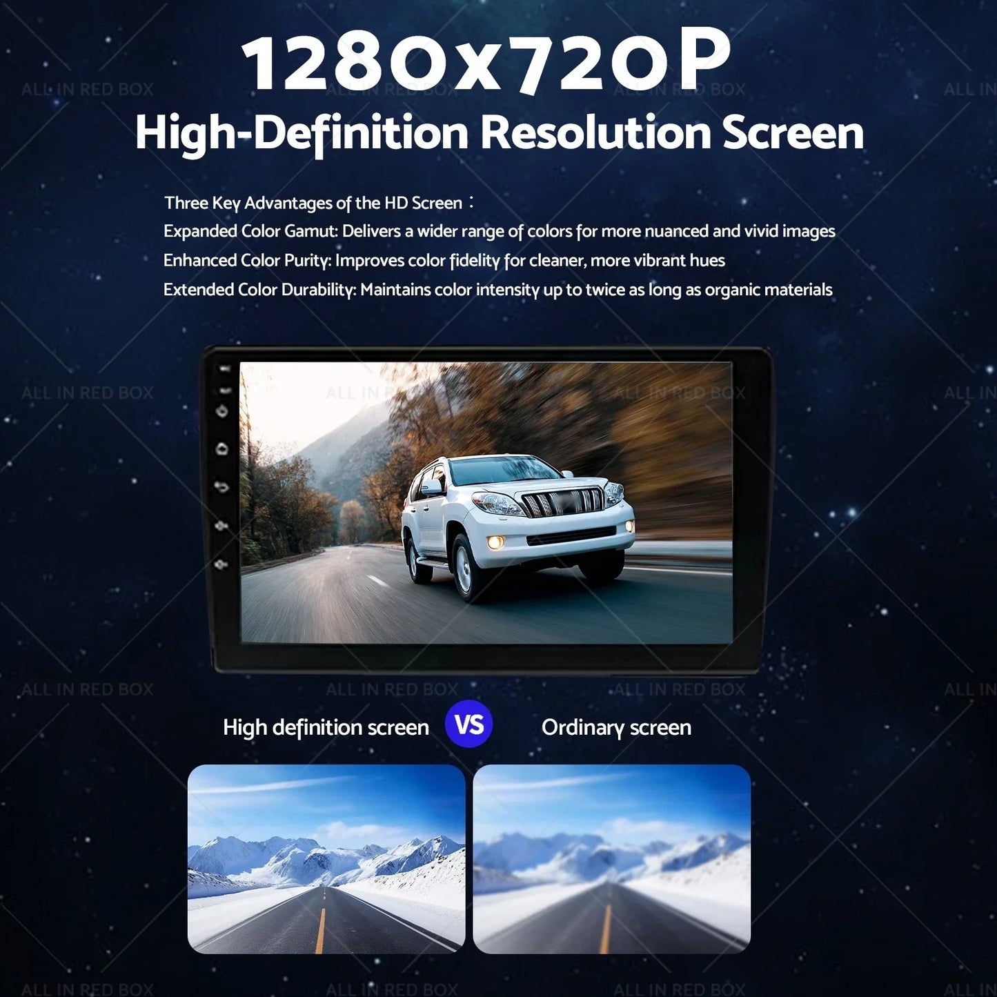 CarPlay Stereo Head Unit for Toyota Prado (2002-2009) Android 13 GPS 4+64G
