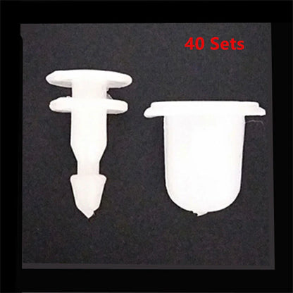 40 x Wheel Arch Fender Flare Liner Clips for Nissan Navara D22, Patrol