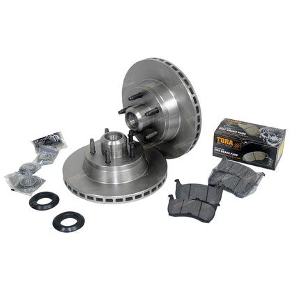 Front Disc Rotors + Bearings for Falcon XH EF EL (1994-1999) XR6 XR8