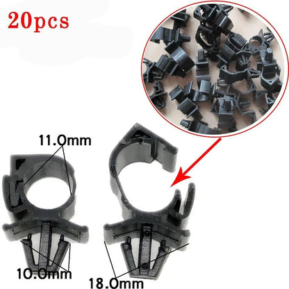 20 Pcs Wrap Cable Oil Pipe Fastener for Car Parts Accessories Interior New