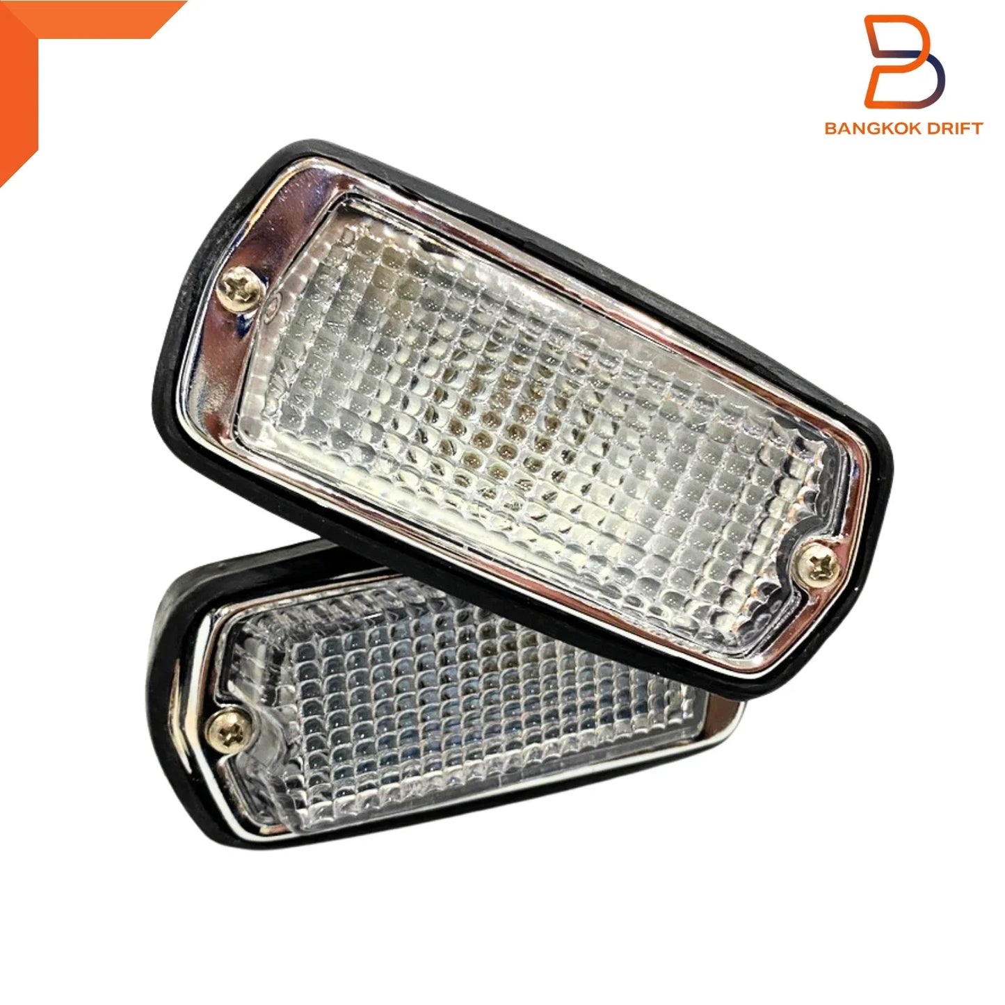 Pair of White Side Marker Clearance Lights for Nissan Datsun 510 240Z 260Z 280Z
