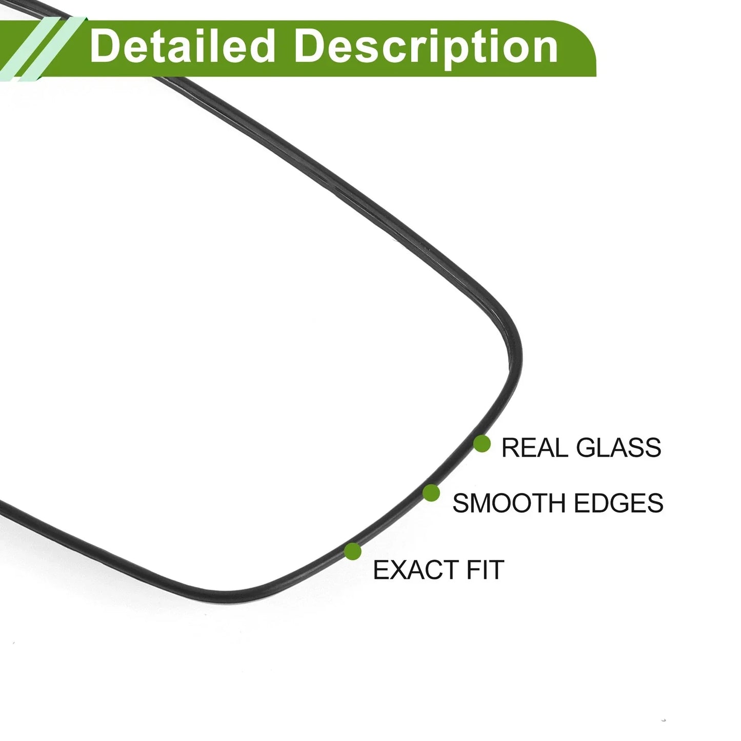 Heated Right Side Mirror Glass for Hyundai Sonata (2011-2014)