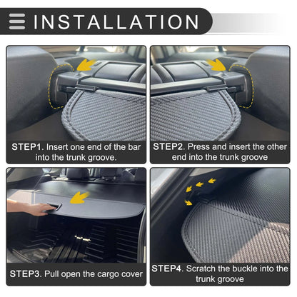 Retractable Cargo Cover for BMW X3 E83 (2004-2010) Gloss Black