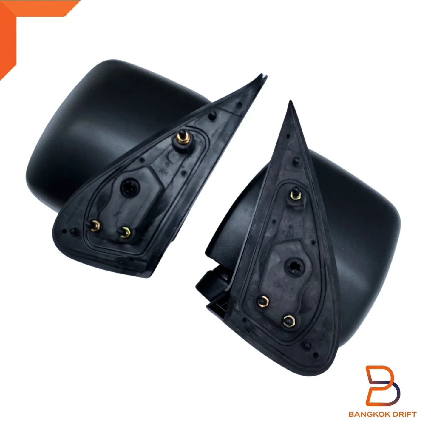 Black Manual Wing Mirror for Toyota Hiace Commuter (2005-2019)