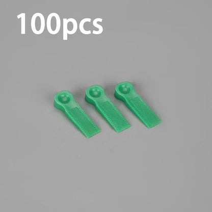 100 x Plastic Tile Spacers Reusable Positioning Clips