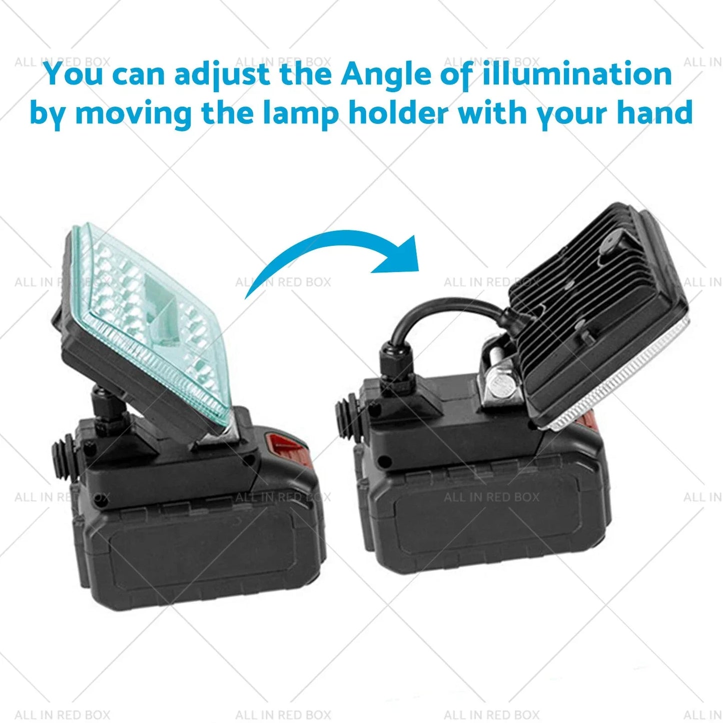 3in 18V LED Work Light Torch Flashlight  USB for Makita Battery