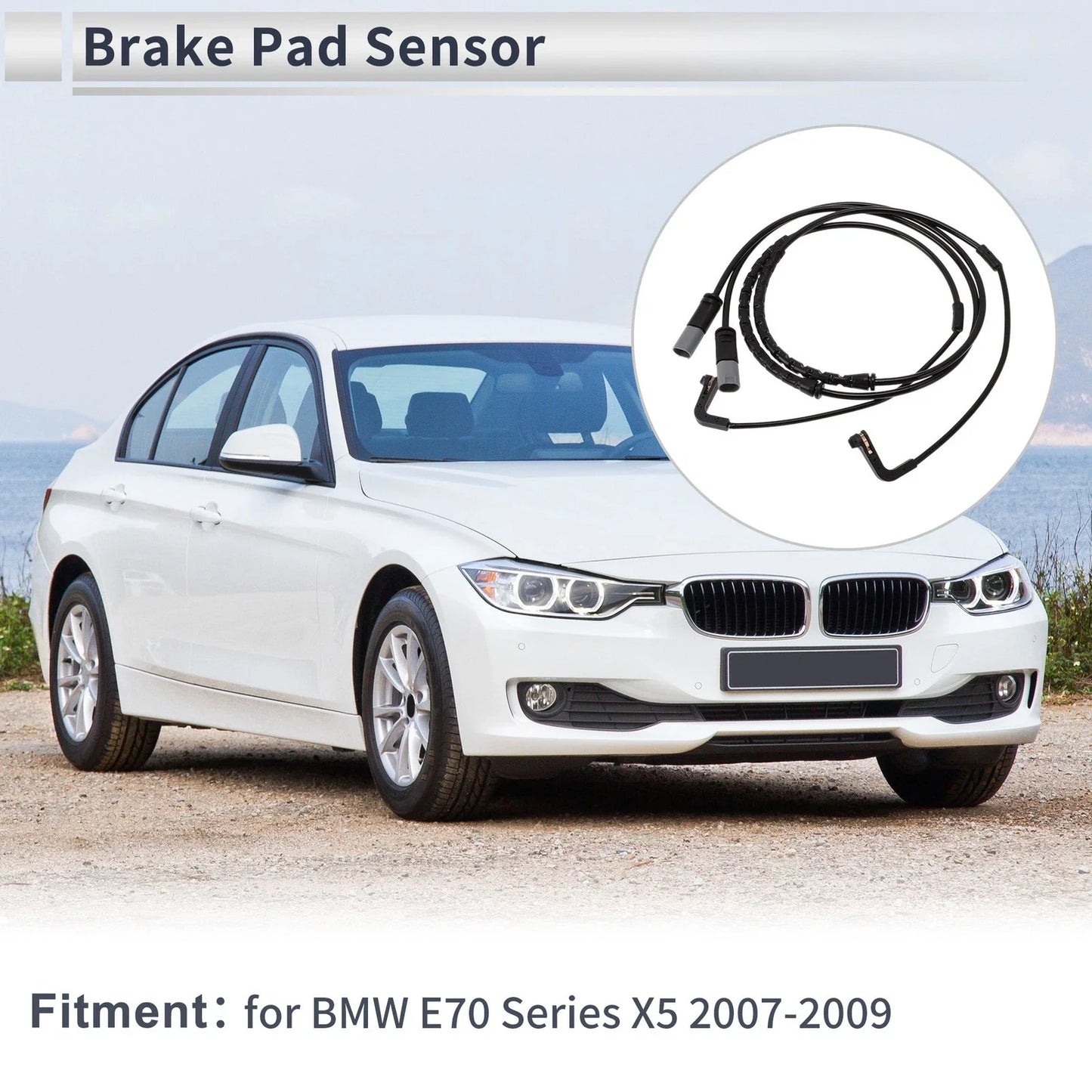 Brake Pad Wear Sensor Front & Rear for BMW X5 E70