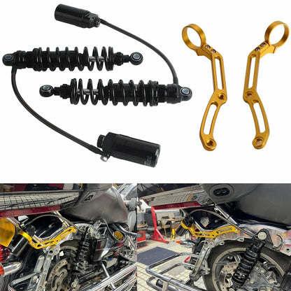 Remote Reservoir Rear Suspension Shocks for Harley FLTRX FLHR FLHX FLTRXSE (14-23)