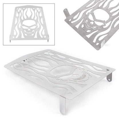 Skull Flame Radiator Grille Guard Cover for YAMAHA Royal Star XVZ13 (1996-2010)