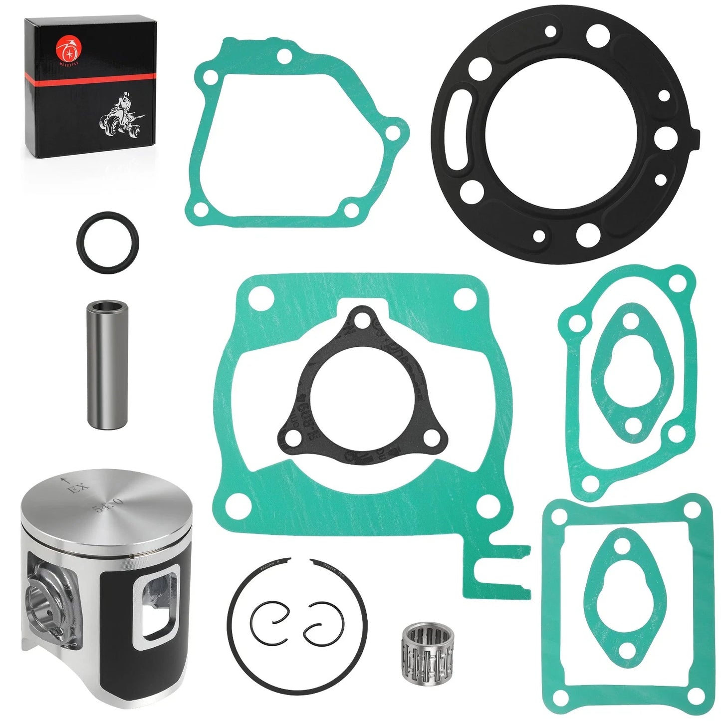 Rebuild Kit 54mm Piston Ring Needle Bearing Gasket for Honda CR125R (1992–1999)