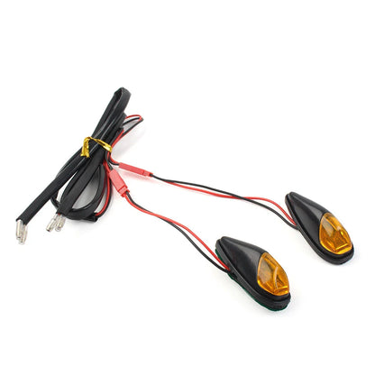 12V Yellow Motorcycle Turn Signal Indicator Blinker Mini Lights