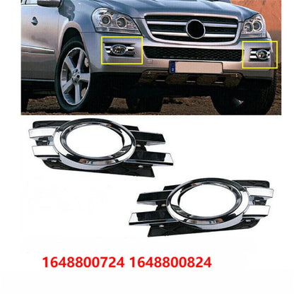 Front Bumper Fog Light Covers for Benz GL-Class X164 (2007-2012)