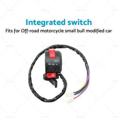 7 Wire Kill Switch Button Housing for 110cc 125cc PIT Quad Dirt Bike ATV