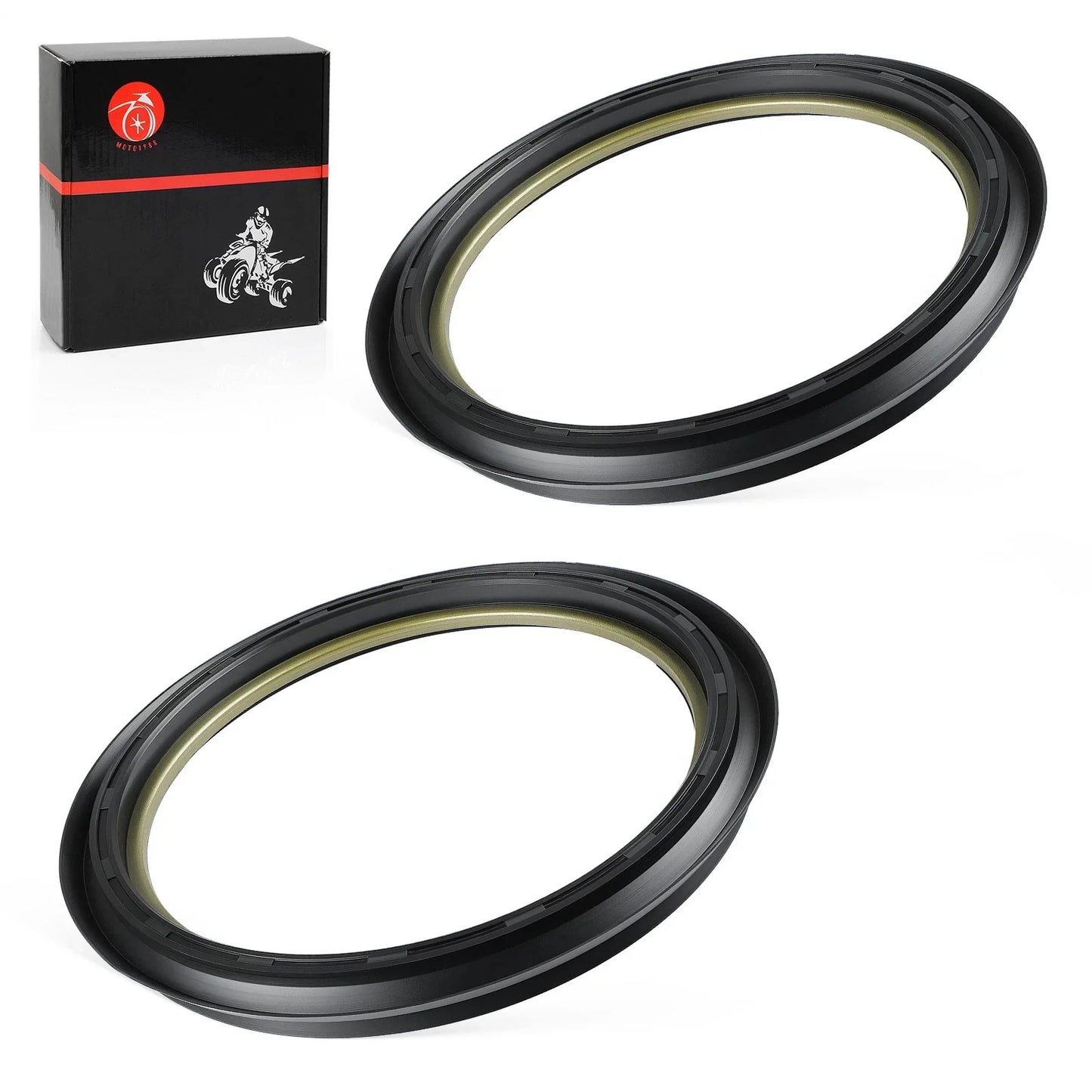 Front Brake Drum DustSeals 2xfor Honda Rancher 350 TRX350FE/FM/TE/TM (2000–2006)