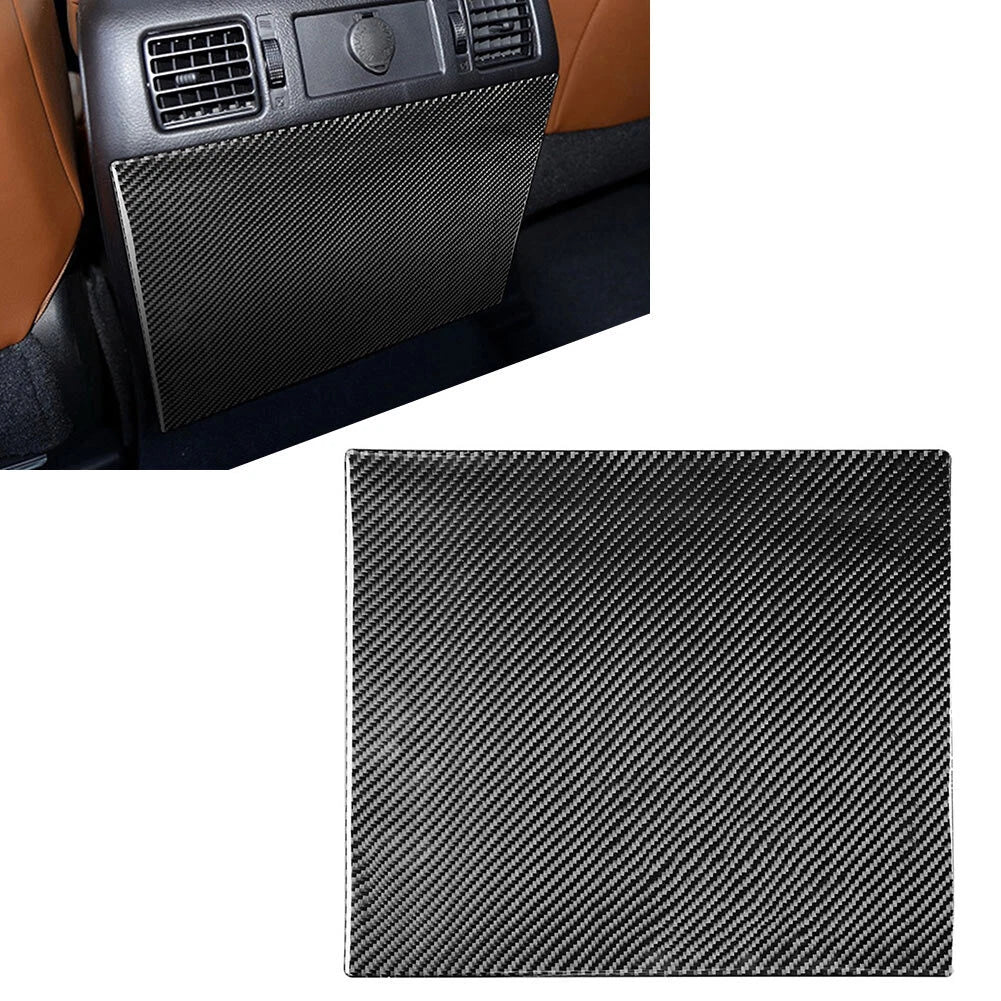 Carbon Fiber Rear Seat Anti-Kick Panel Trim for Toyota Tundra (2014-2021)