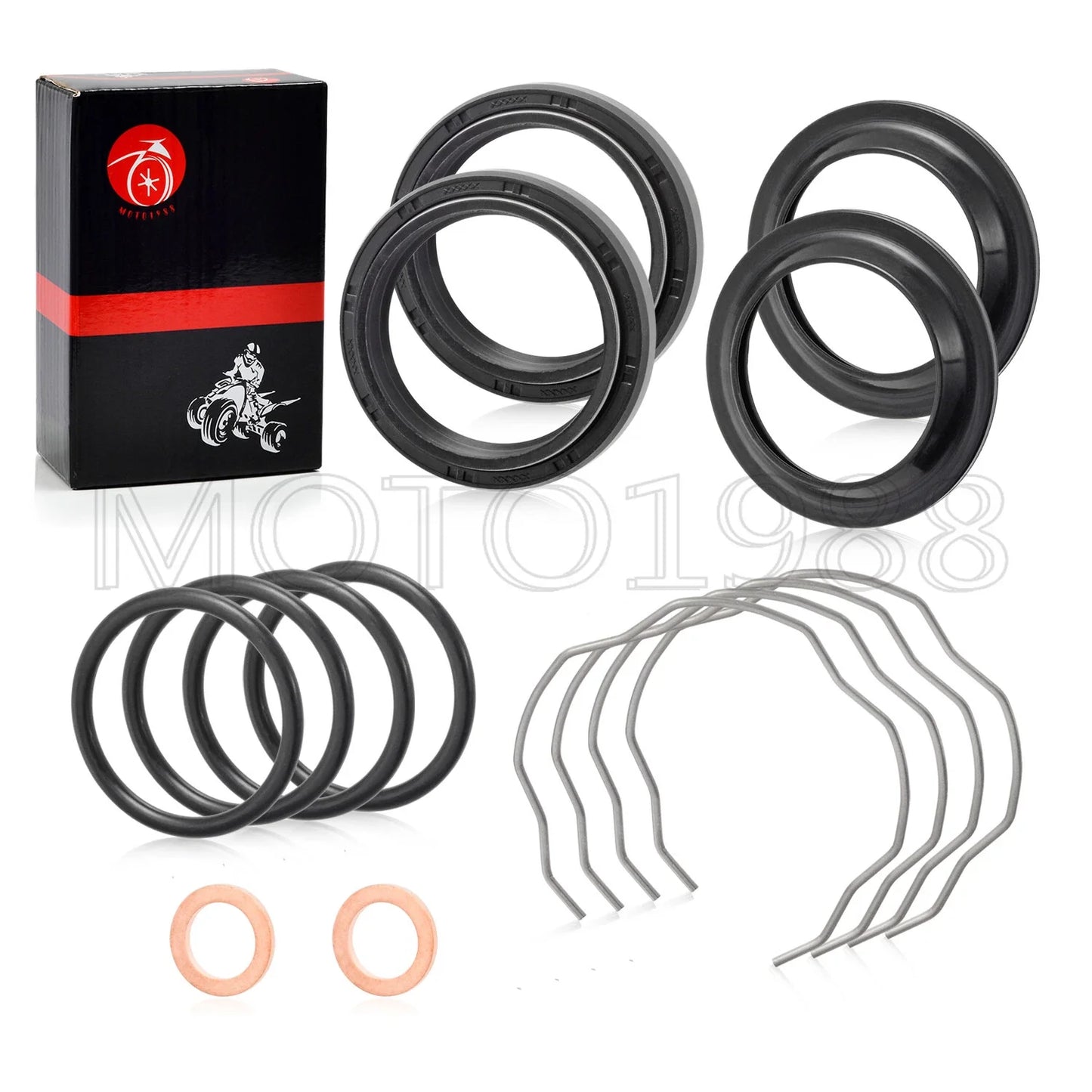 Fork Dust Oil Seals Kit for Honda Shadow ACE 750 VT750 VT1100 (1999–2007)