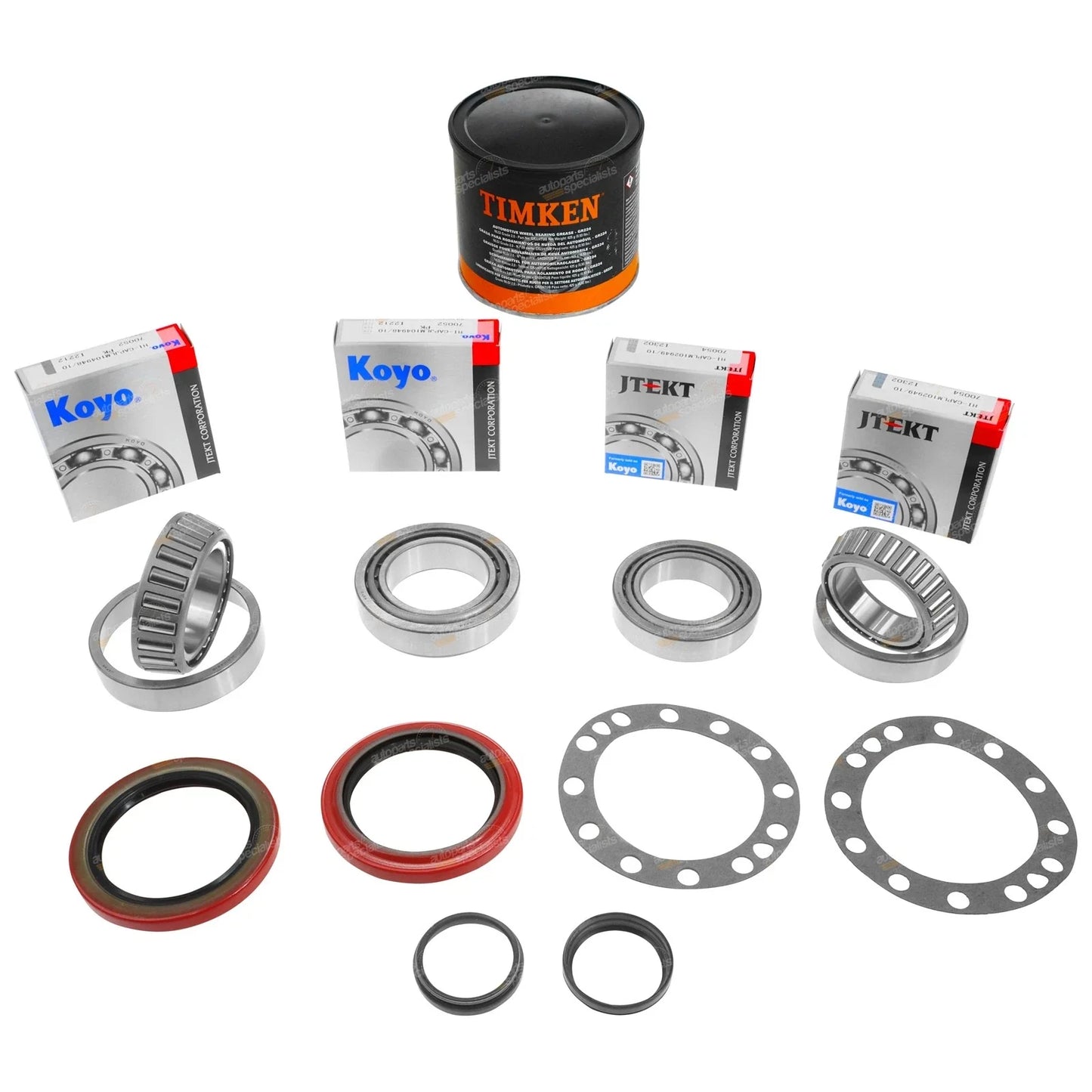 Wheel Rear Bearing Kit+Grease for Toyota BJ60 FJ60 FJ62 HJ60 HJ61 (1980–1990)