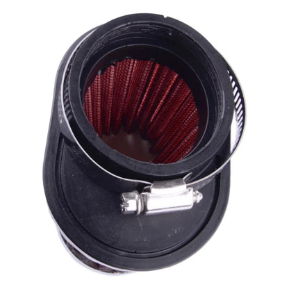 51mm Red Air Filter Cone for Car Motorcycle - Compatible with Various Models