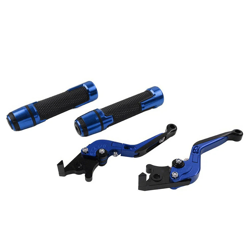 Folding Extendable Brake Clutch Levers & Handlebar Grips for Speed Triple 1050