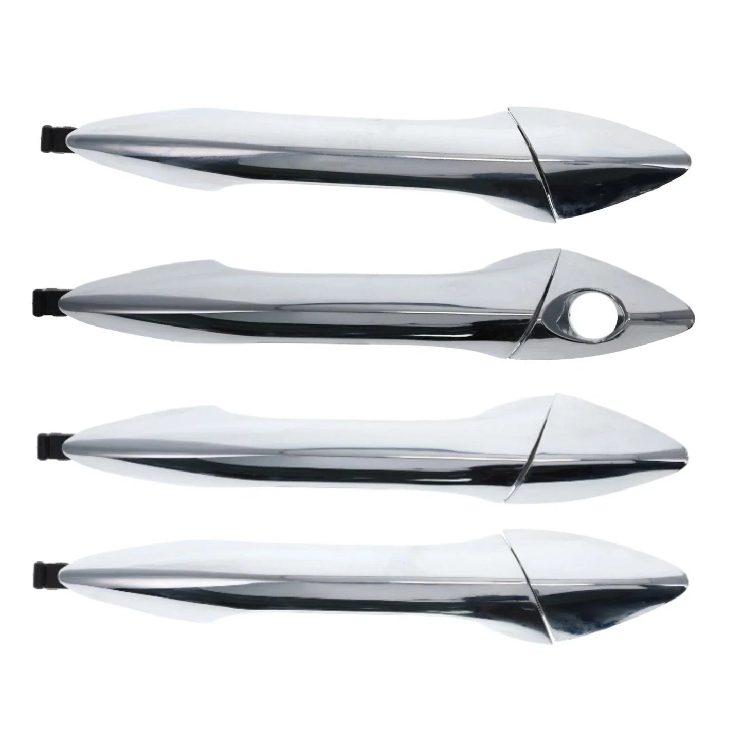 4 pc Front Rear Left & Right Door Handle Outer Chrome for Hyundai i30 GD (2012–2017)