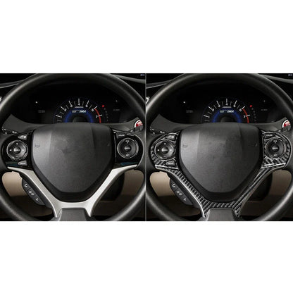 2 x Carbon Fiber Steering Wheel Set for Civic