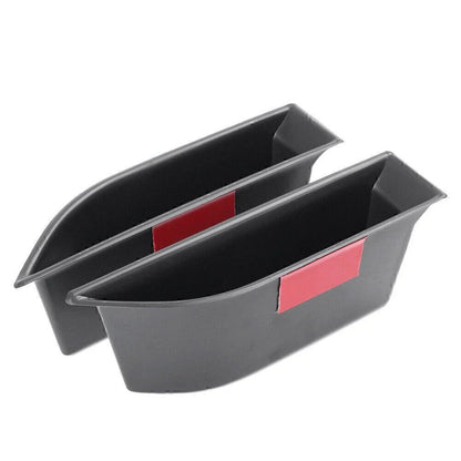 Interior Front Side Door Storage Box for Peugeot 3008 GT (2016-2017) Black