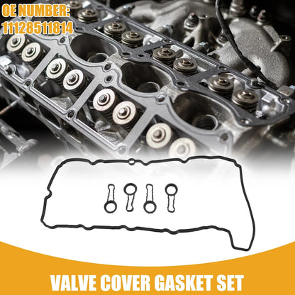 Engine Valve Cover Gasket Set Replacement for BMW 1 Series