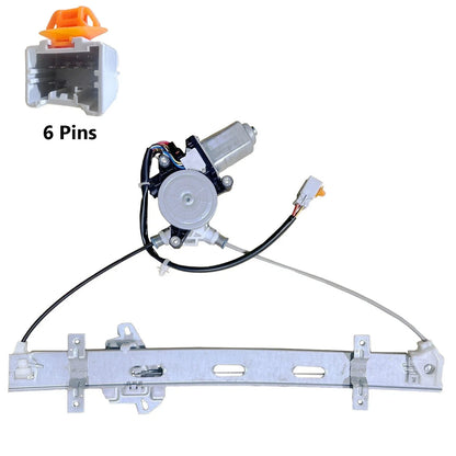 Front Right Window Regulator With 6 Pins Motor for Honda Civic ES (2000–2006)