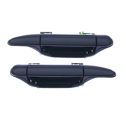2 x Front Outer Door Handle Black for Nissan Patrol (1997–2016)