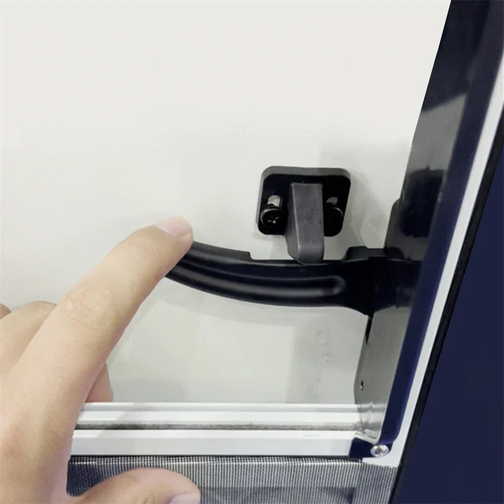 Left Hand Screen Window Door Latch Handle Kit for RV Camper Motorhome Trailer