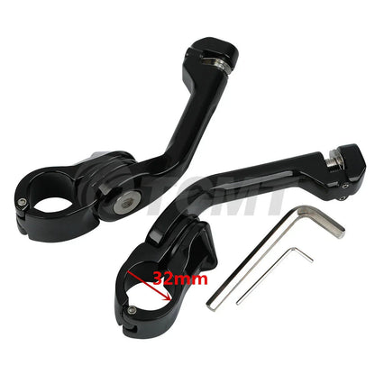 1 1/4" Passenger Floorboard Highway Foot Pegs for Harley Touring (1993-2025)
