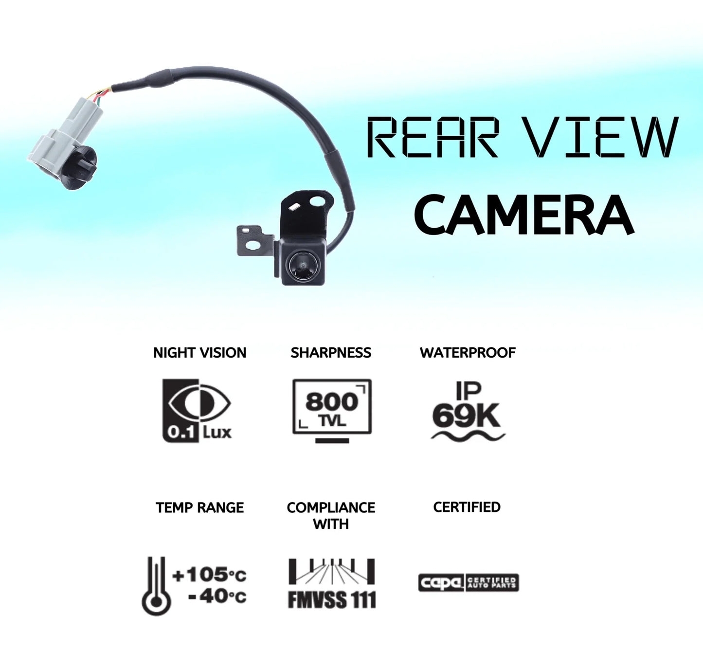 Reverse Camera OE Connector for Nissan Navara D23 (2015-Year Range Unknown)