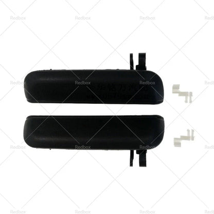 Pair Black FRONT Outer Door Handles for Toyota Starlet EP91 (1996-1999)