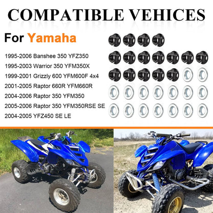 Wheel Nut And Washer Kit for Yamaha Raptor 350 660R (2001–2006)