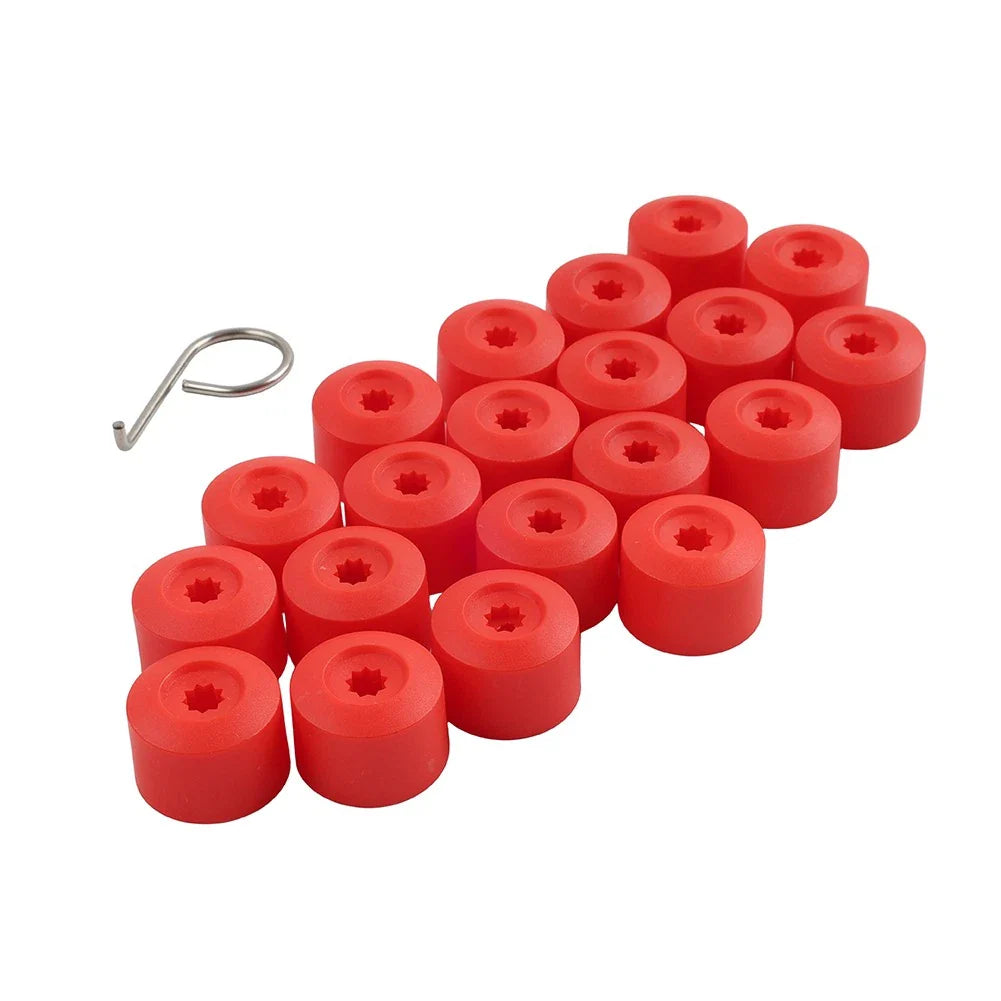 17mm Wheel Lug Nut Bolt Cover Caps for Volkswagen Golf, Passat, Beetle
