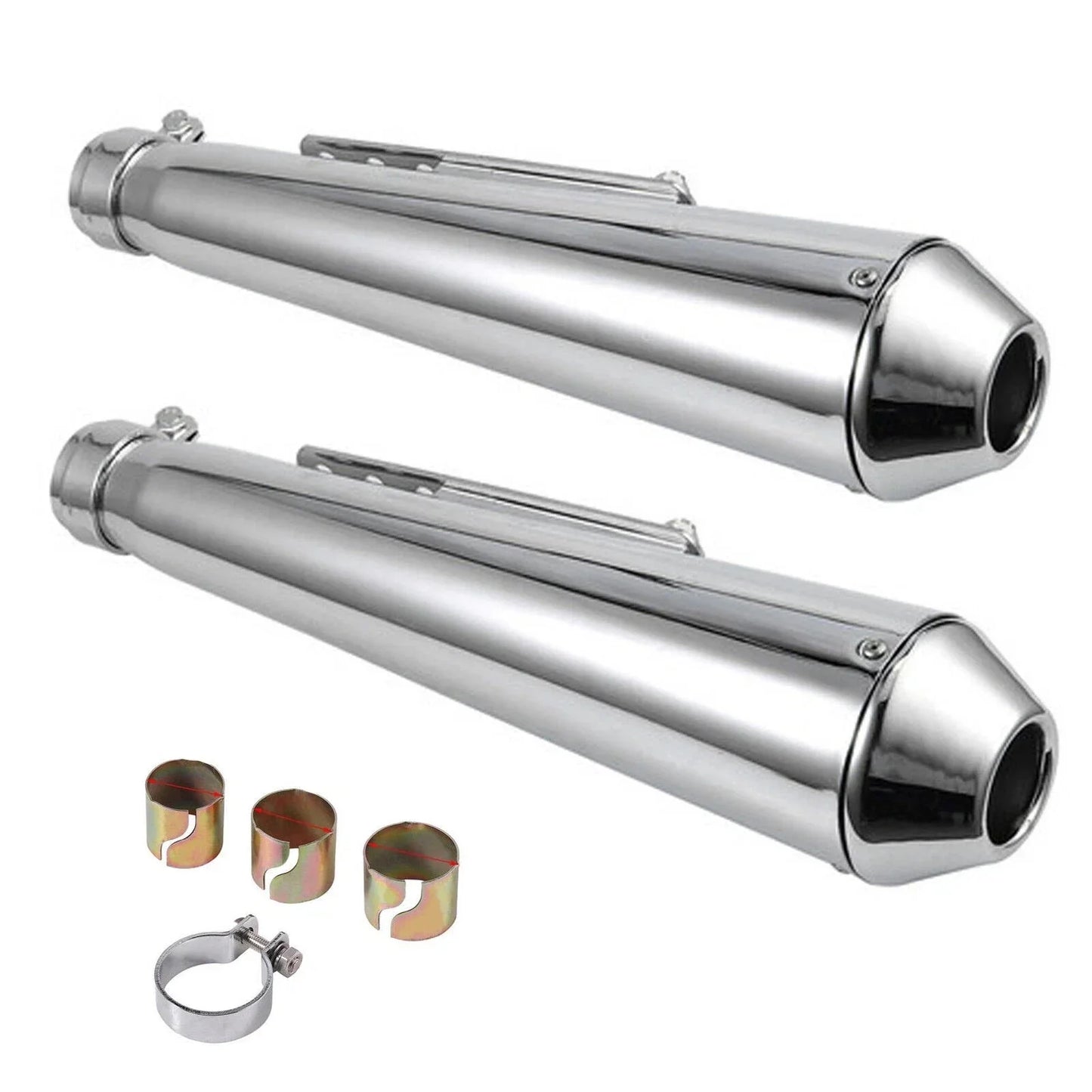 Universal Motorcycle Exhaust Silencer Pipe Muffler for Cafe Racer